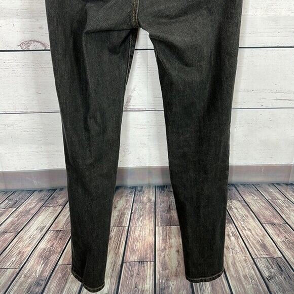 Cabi Jeans Womens 2 Black Bree Straight Leg 202 Faded Grunge Casual - Picture 6 of 11